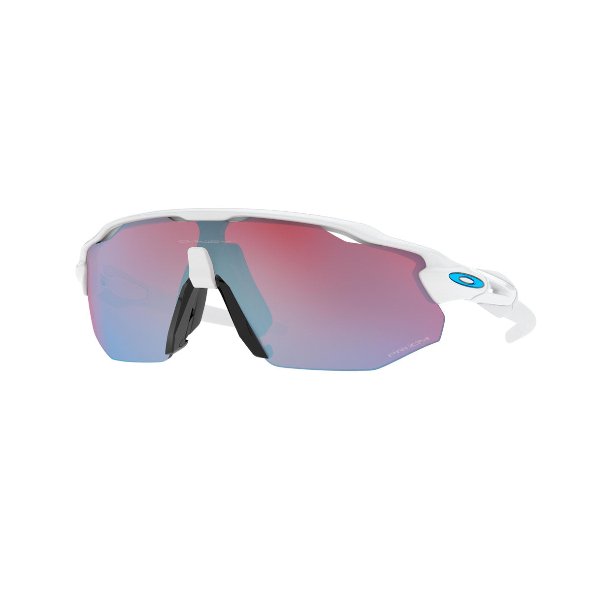 Oakley Radar EV Advancer Sunglasses CLOSEOUT - Polished Black/PRIZM Snow Sapphire