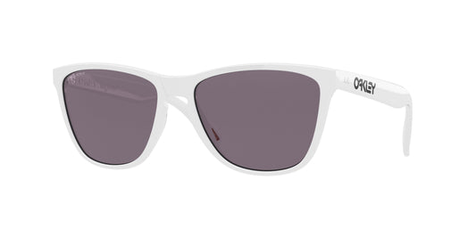 Oakley Asian Fit / Low BridgeFrogskins Sunglasses CLOSEOUT - Polished White/PRIZM Grey