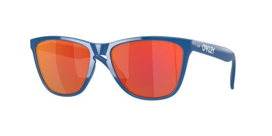 Oakley Asian Fit / Low Bridge Frogskins 35th Anniversary Sunglasses CLOSEOUT - Prim Blue/PRIZM Ruby