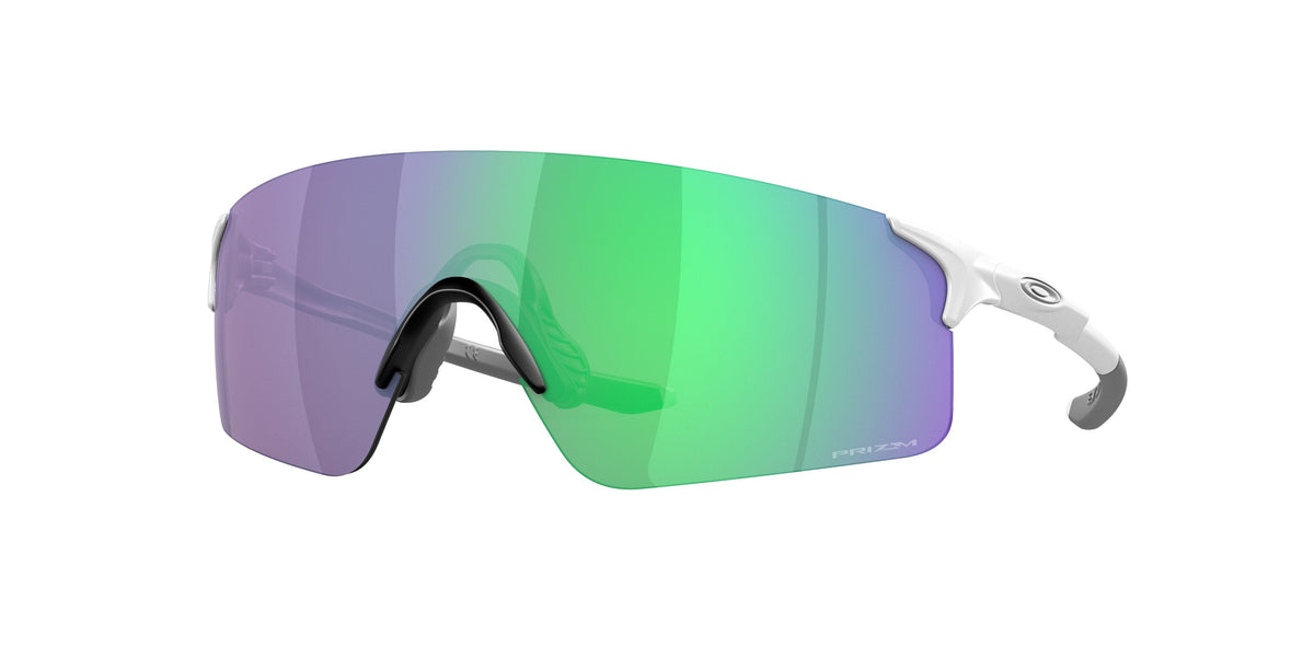 Oakley EvZero Blades Sunglasses CLOSEOUT - Matte White/PRIZM Jade Iridium