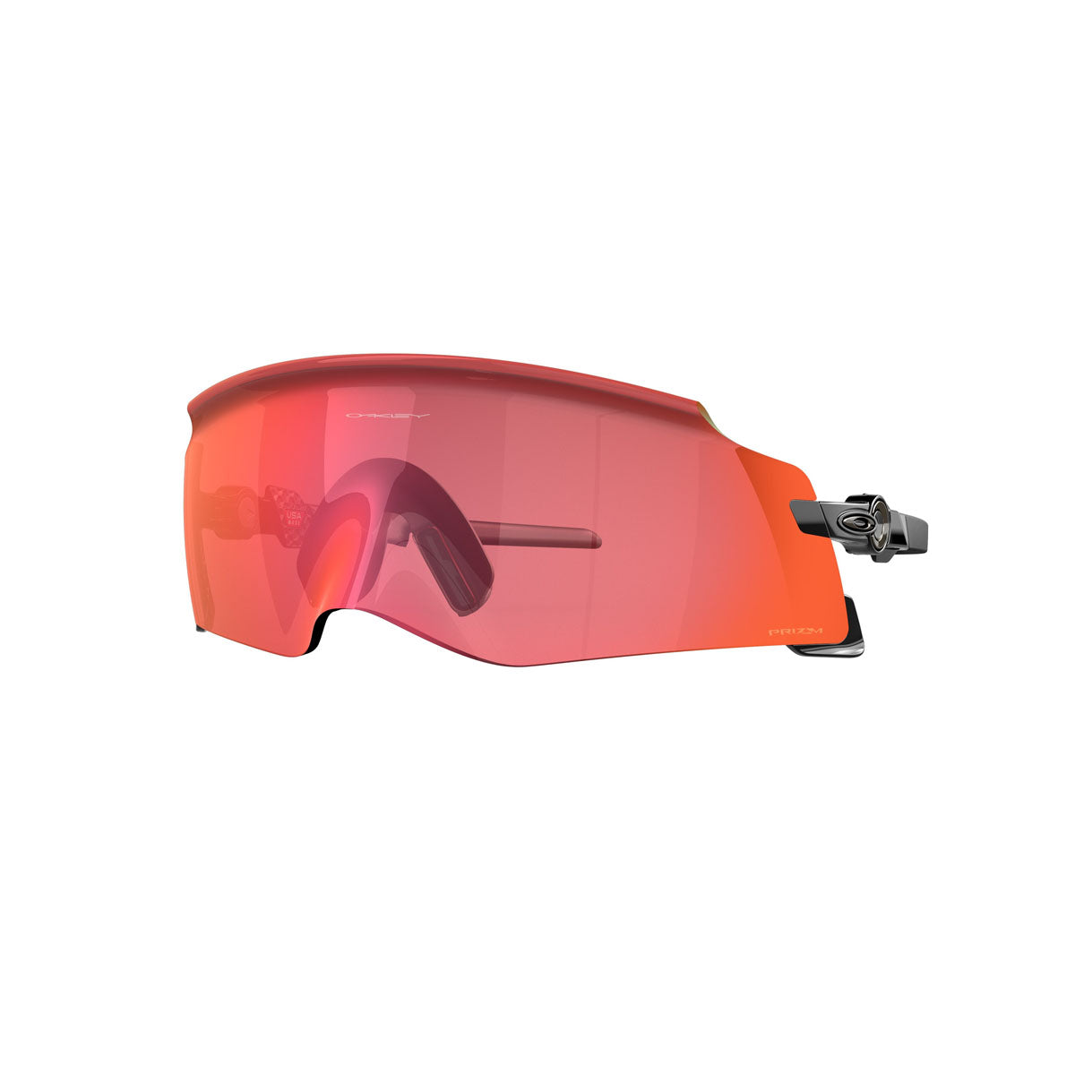 Oakley Kato Sunglasses CLOSEOUT - Polished Black/Steel/PRIZM Trail Torch