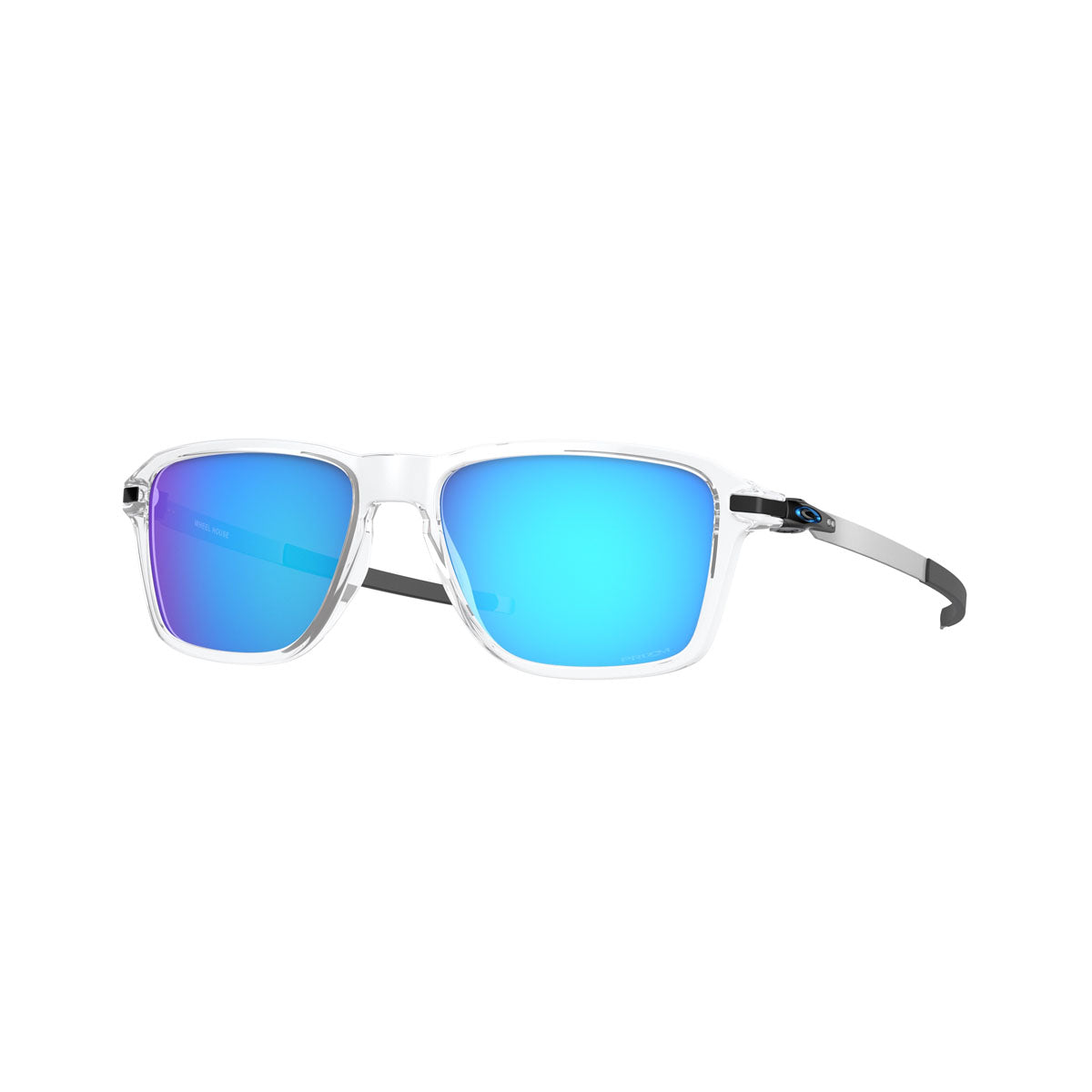 Oakley Wheelhouse Sunglasses CLOSEOUT - Polished Clear/PRIZM Sapphire
