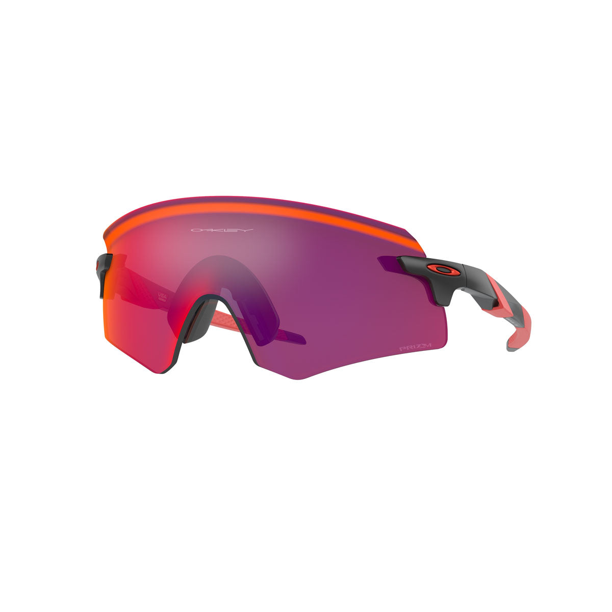 Oakley Encoder Sunglasses CLOSEOUT - Matte Black/PRIZM Road