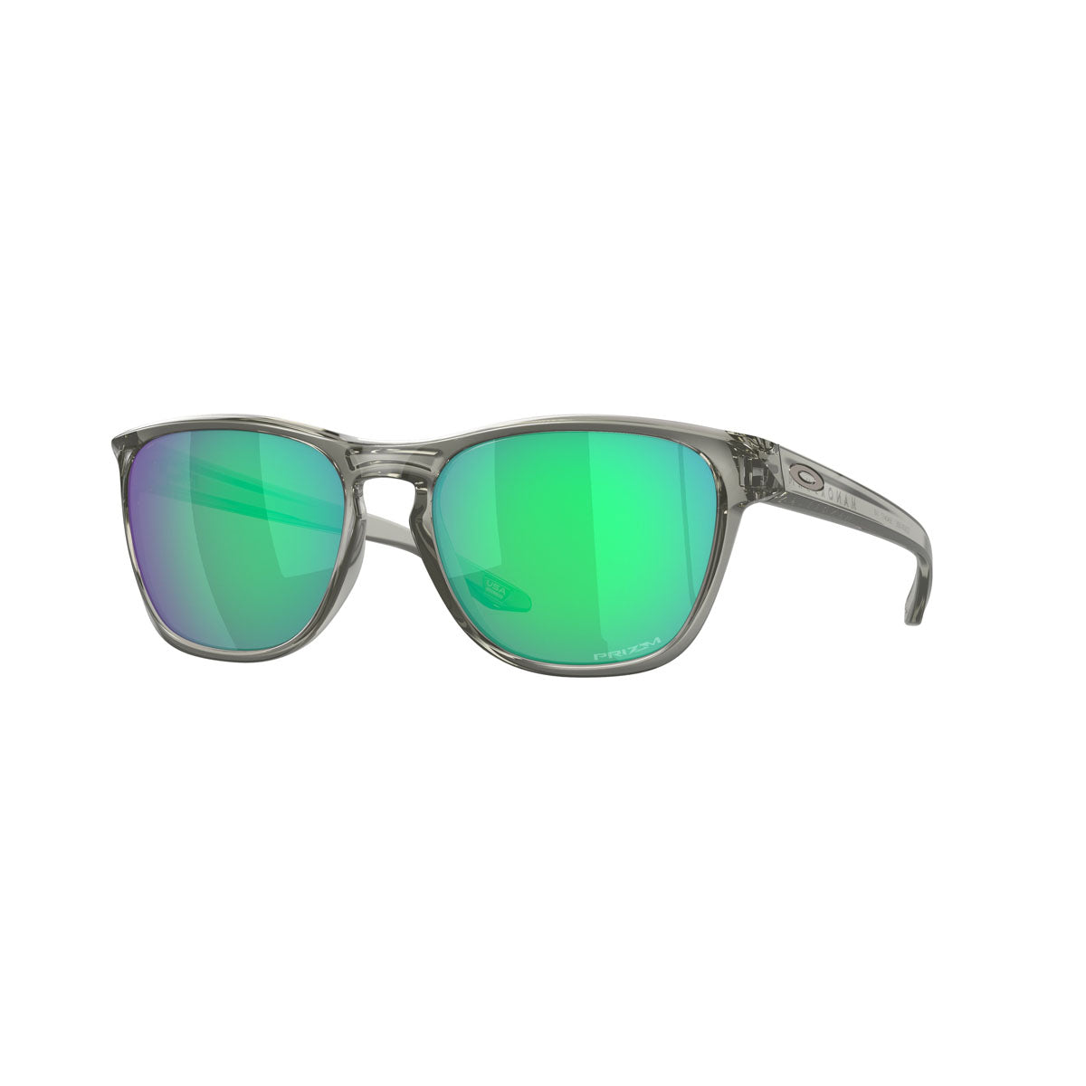 Oakley Manorburn Sunglasses CLOSEOUT - Grey Ink/Prizm Jade
