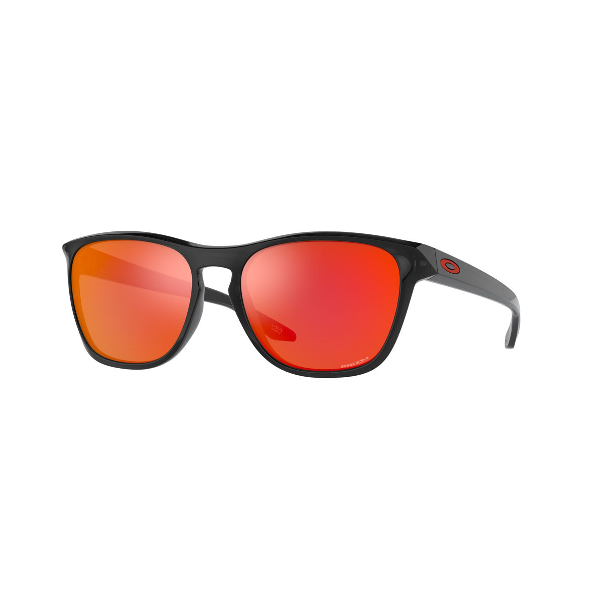 Oakley Manorburn Sunglasses CLOSEOUT - Black Ink/PRIZM Ruby