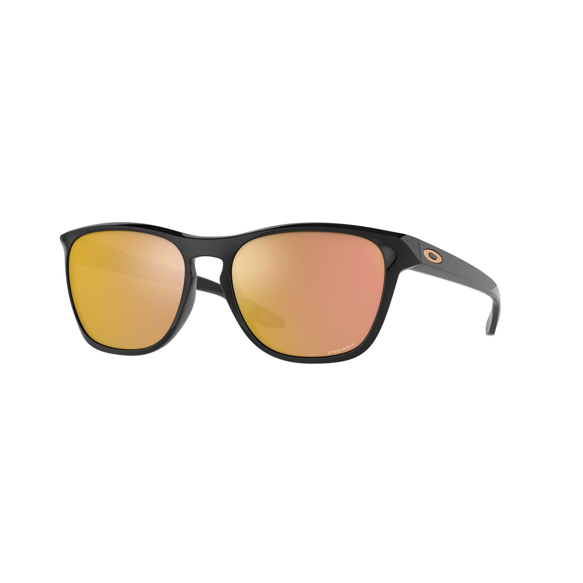 Oakley Manorburn Sunglasses CLOSEOUT - Polished Black/PRIZM Rose Gold