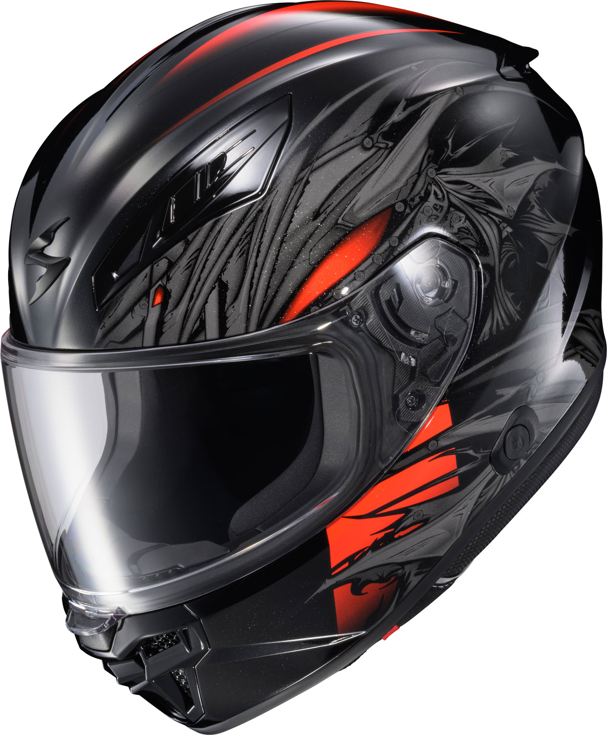 Scorpion EXO-R430 Wyvern Helmet - Black/Red