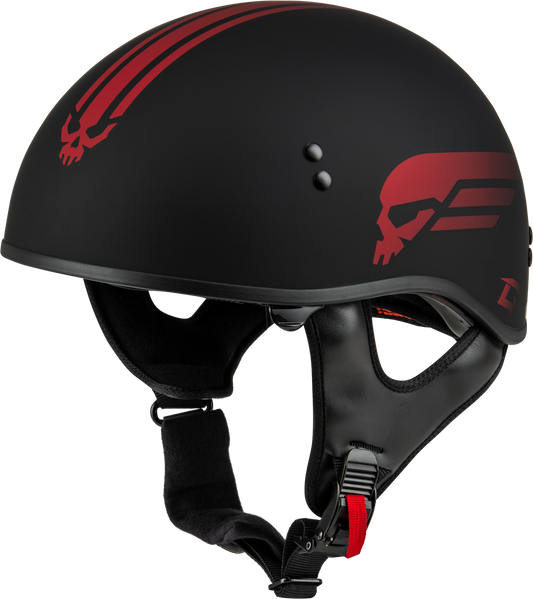 GMAX HH-65 Retribution Helmet CLOSEOUT Black/Red