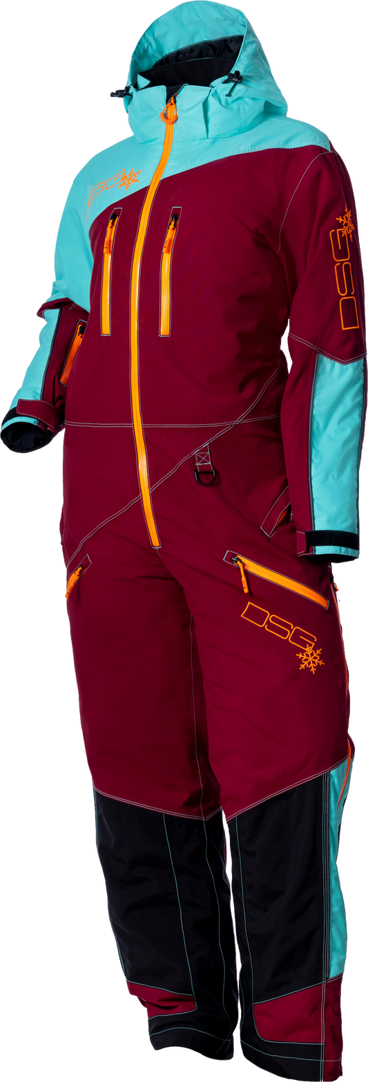 DSG Womens DSG Womens Monosuit 2.0 - Aqua/Garnet