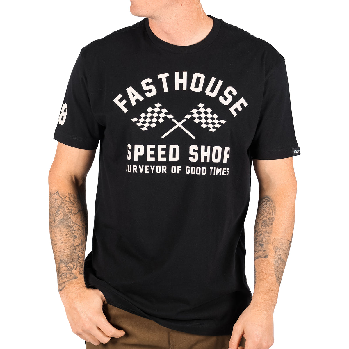 Fasthouse Crossroad Tee - Black