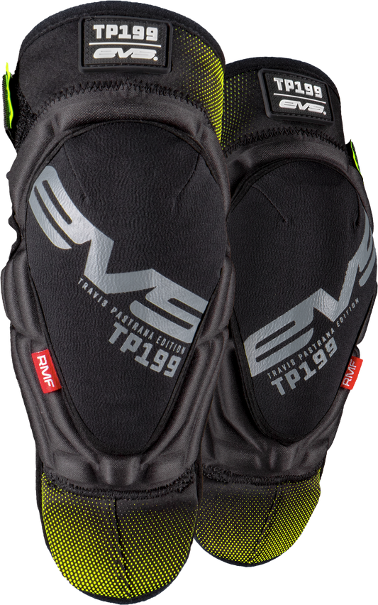 EVS Youth Tp199 Knee Guards - Black/Hi-Vis-2