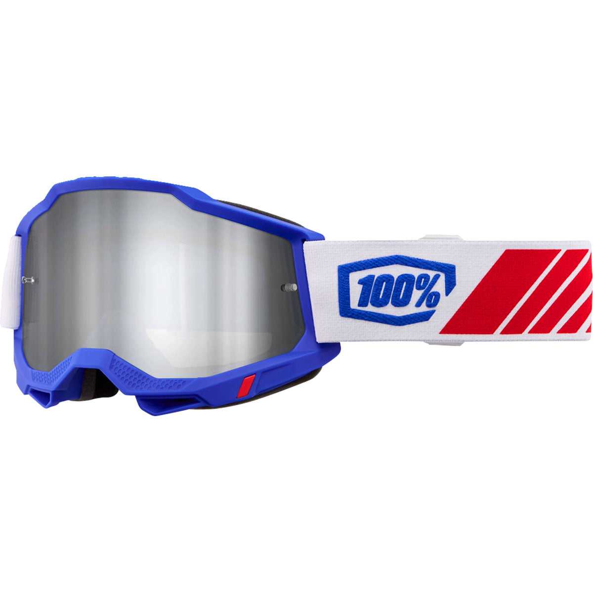 100% Accuri 2 Goggles CLOSEOUT Kolby / Silver Mirror Lens