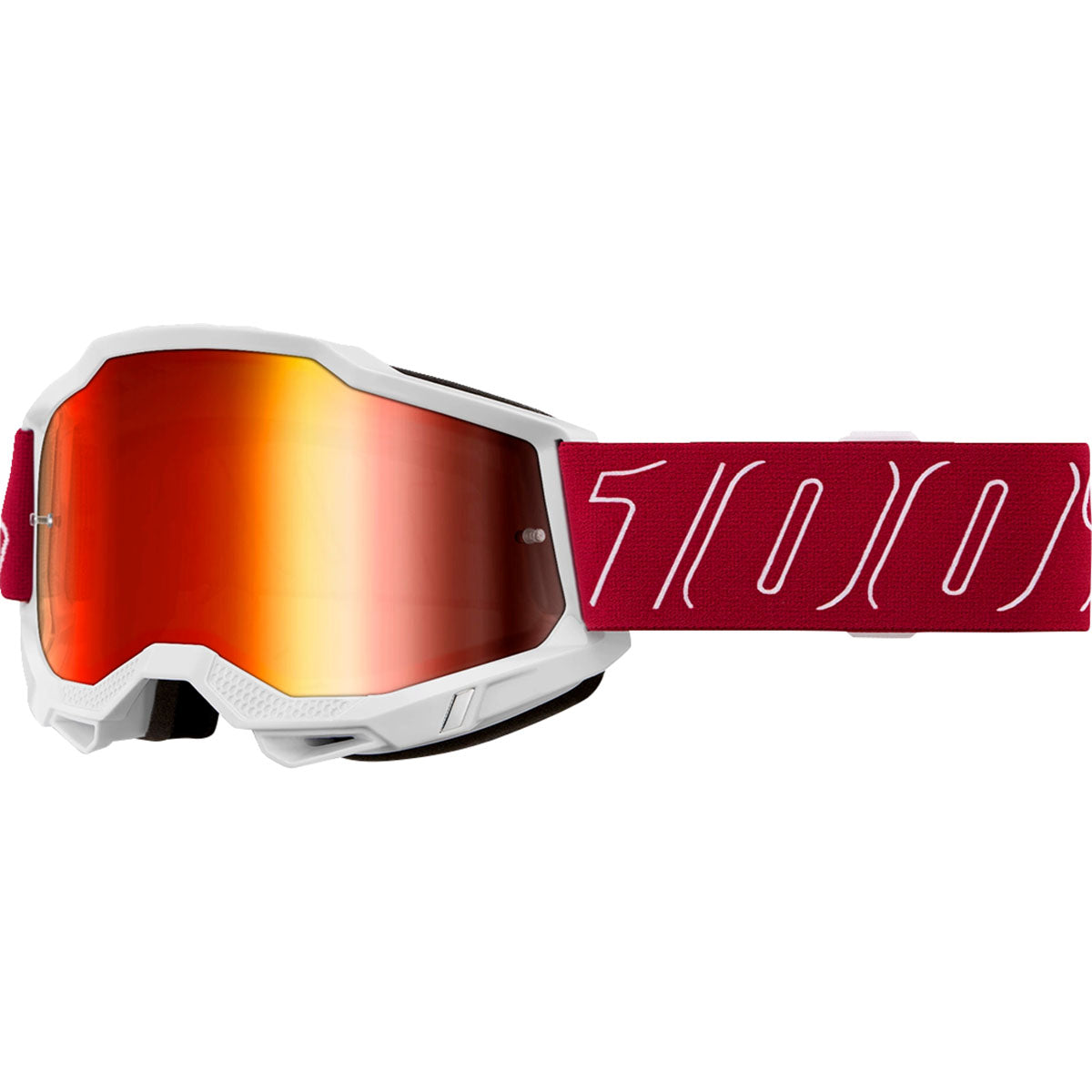 100% Accuri 2 Goggles CLOSEOUT Redline / Red Mirror Lens