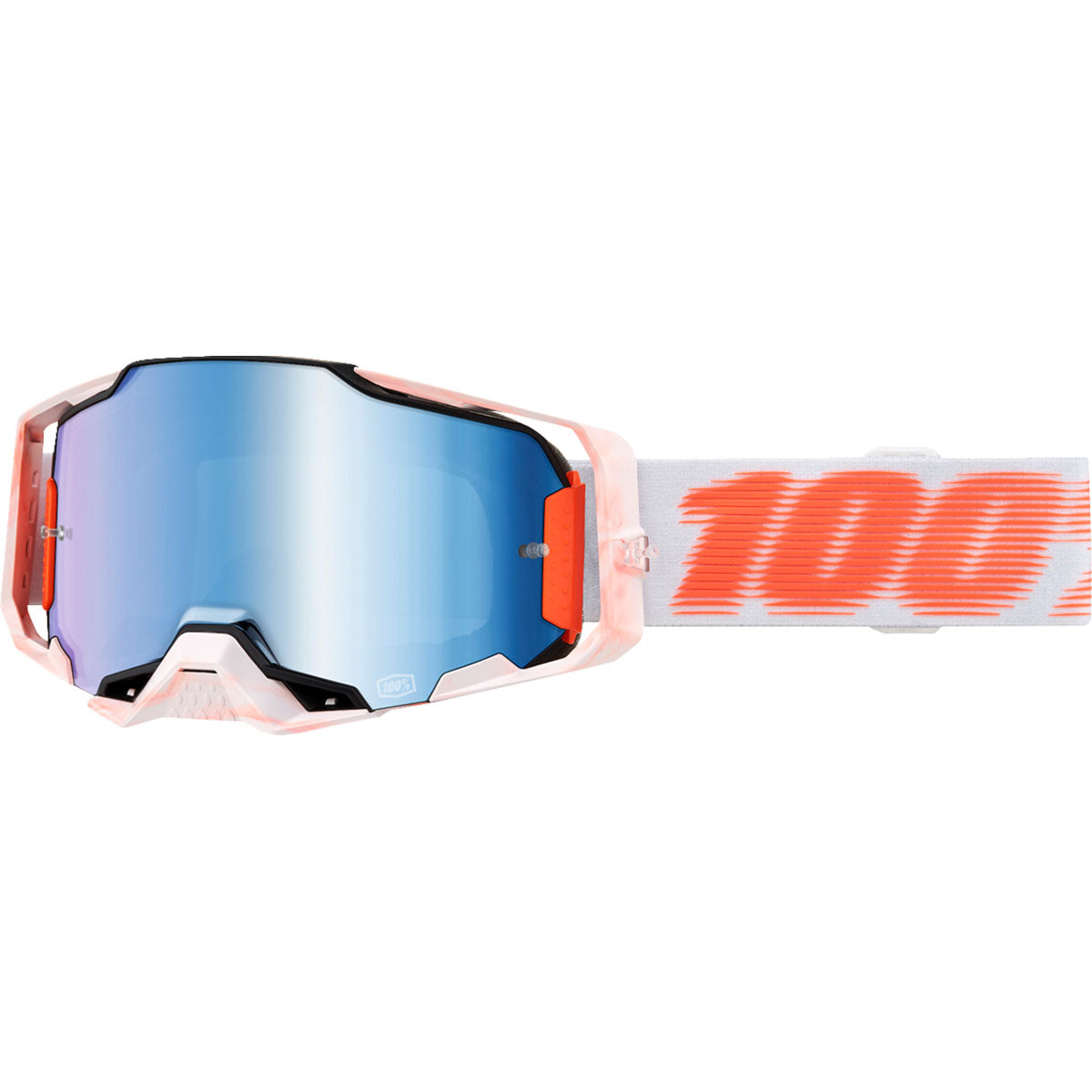 100% Armega Goggles CLOSEOUT Tubular / Blue Mirror Lens
