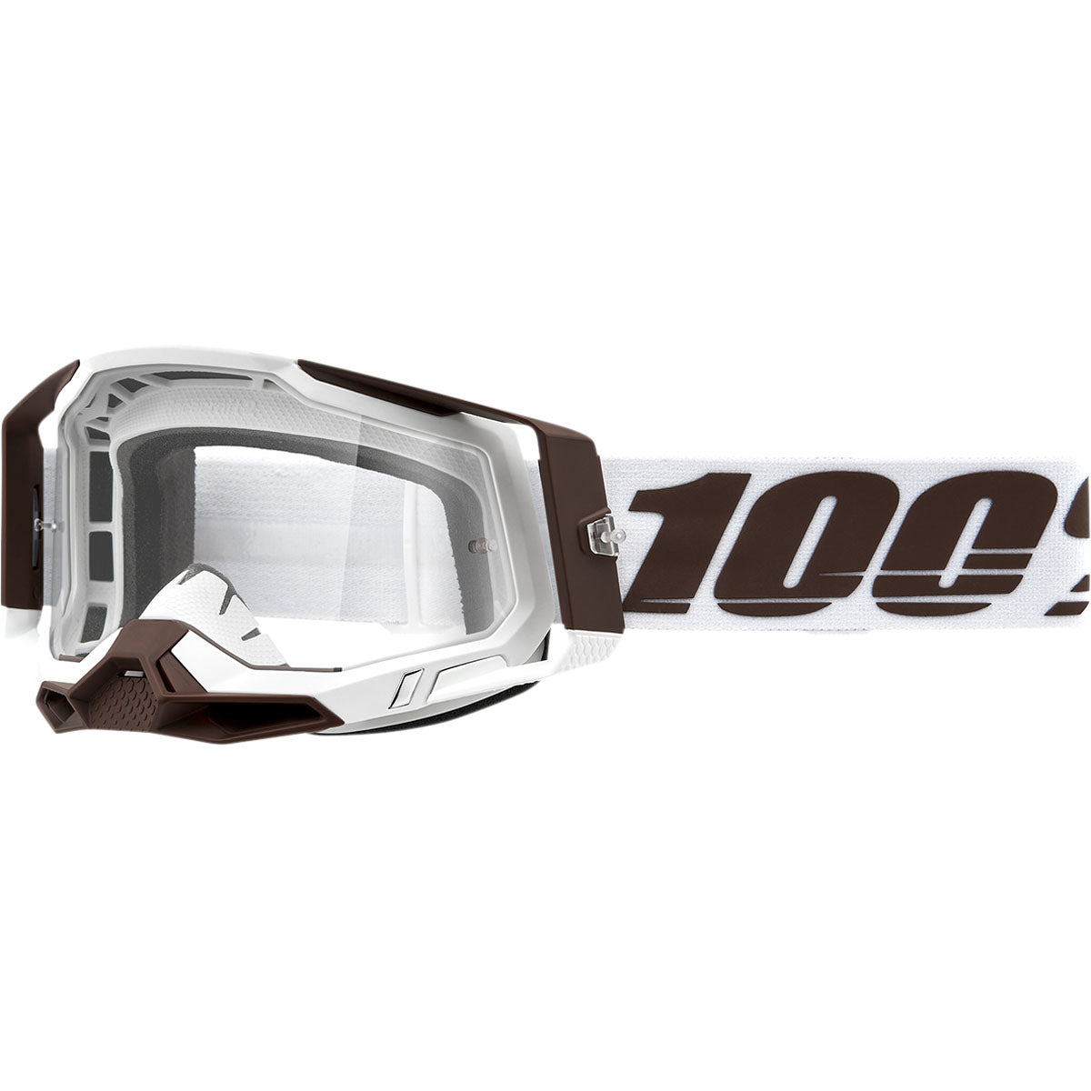 100% Racecraft 2 Goggles CLOSEOUT Snowbird / Clear Lens