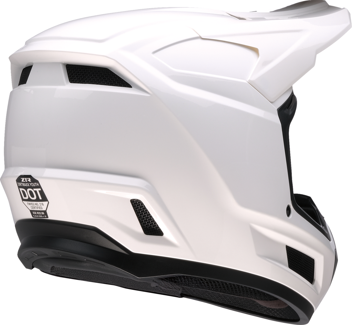 Z1R Youth Dirt Maxx Helmet - White