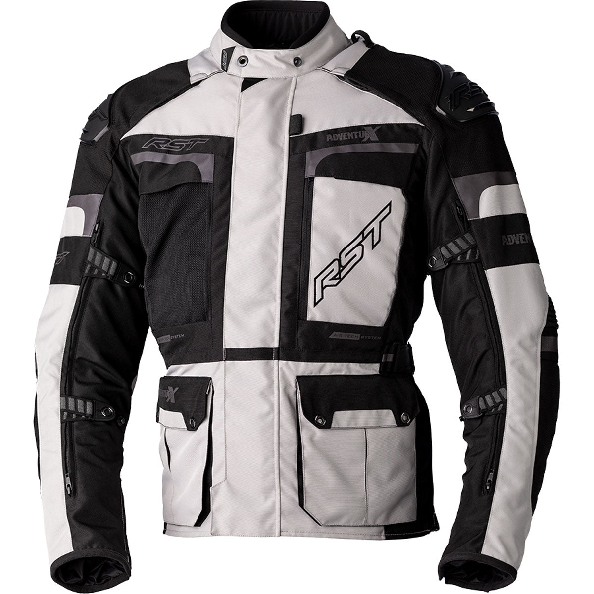 RST Pro Series Adventure-X CE Jacket CLOSEOUT Silver/Black