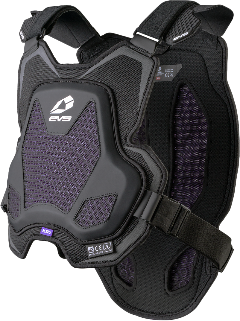 EVS Evo Chest Protector w/ RE ZRO - Black