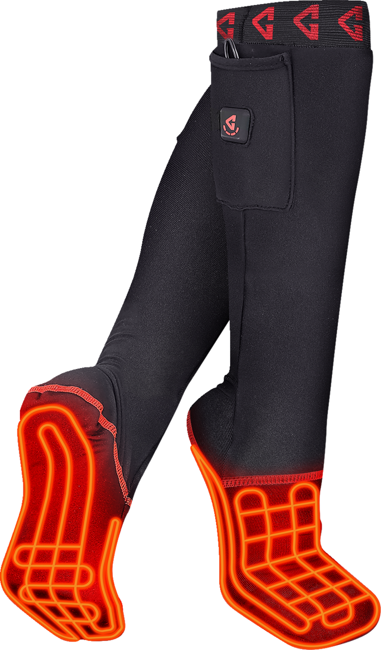 7V Battery Heated Sock Liner - Black