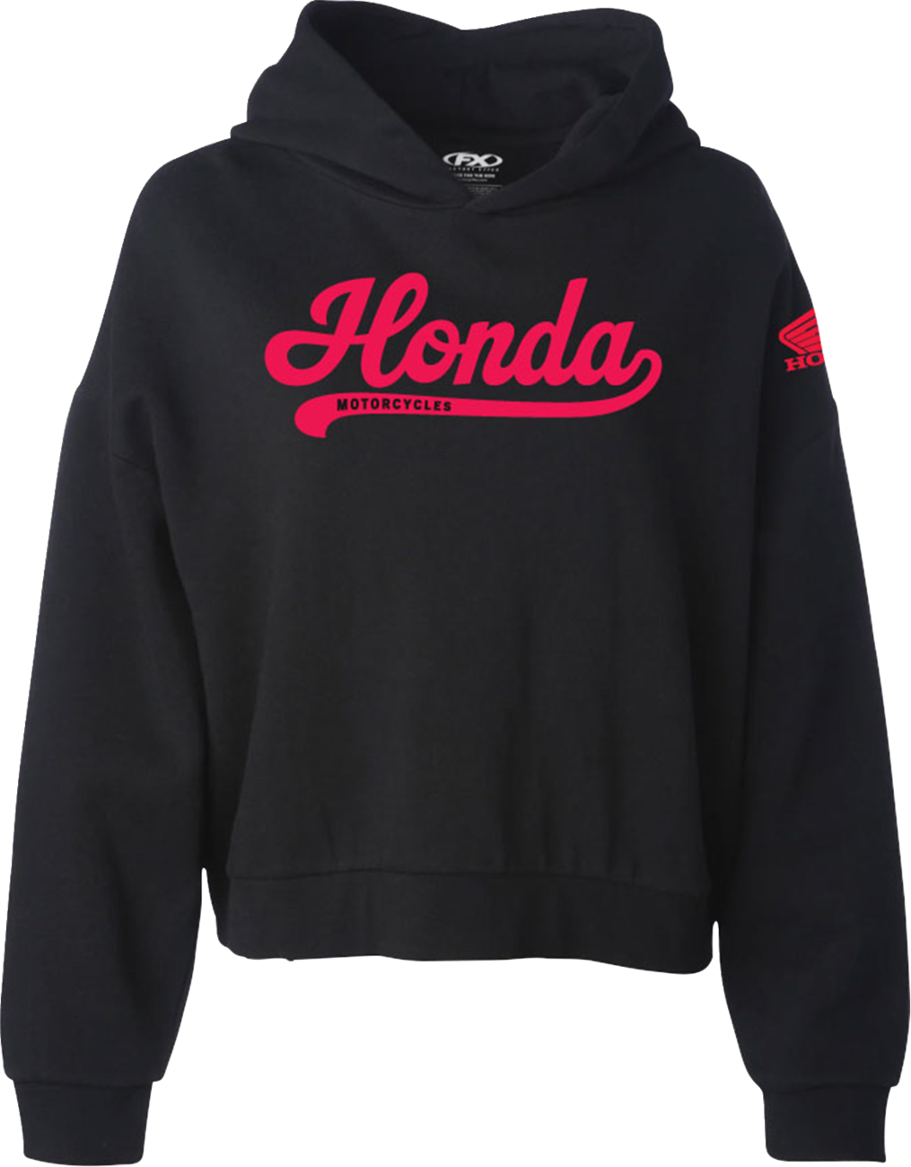 Facotry Effex Womens Honda Scripty Hoodie - Black