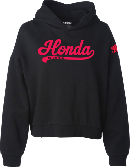 Facotry Effex Womens Honda Scripty Hoodie - Black