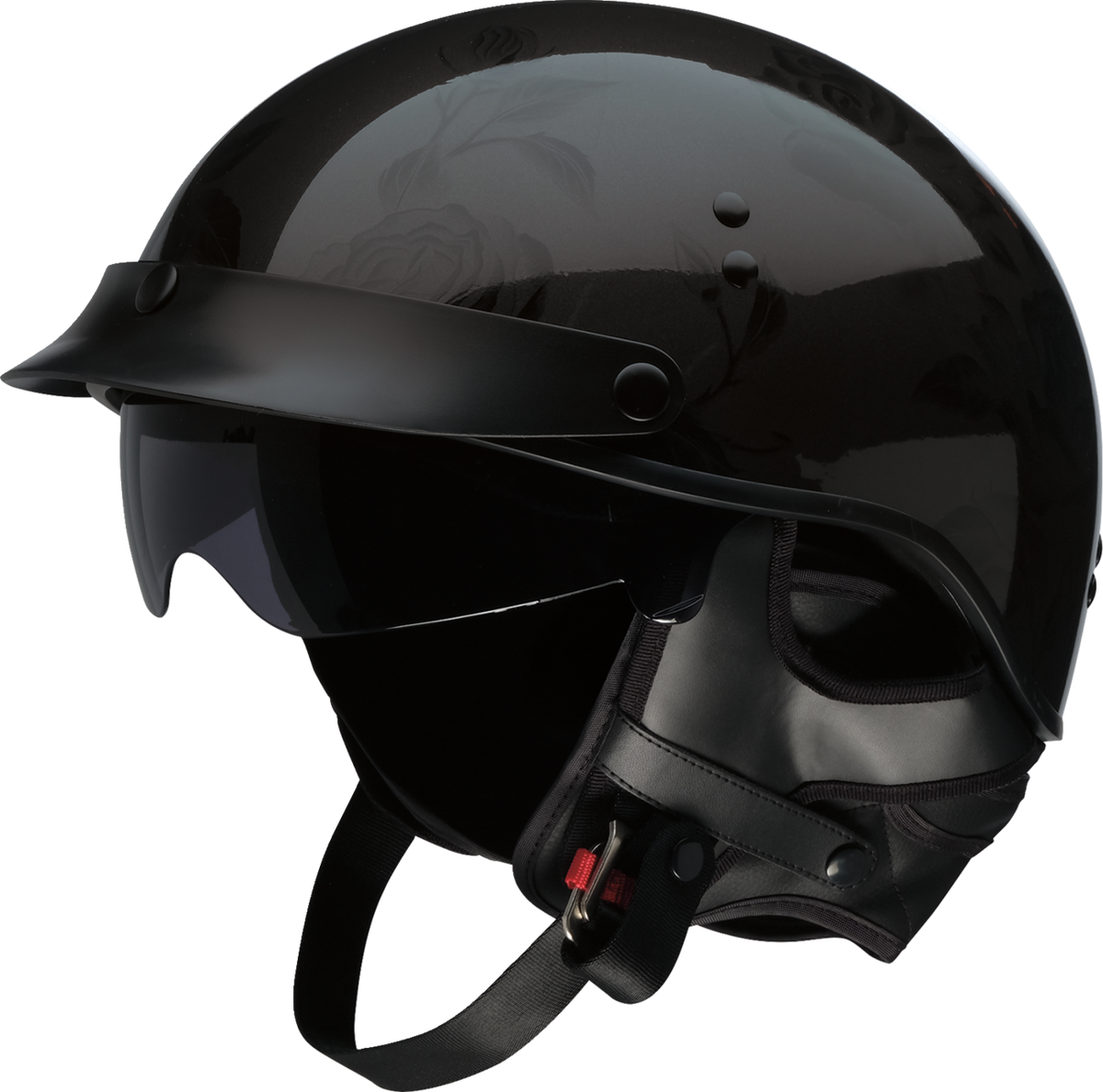 Z1R Vagrant NC Rose Helmet - Black