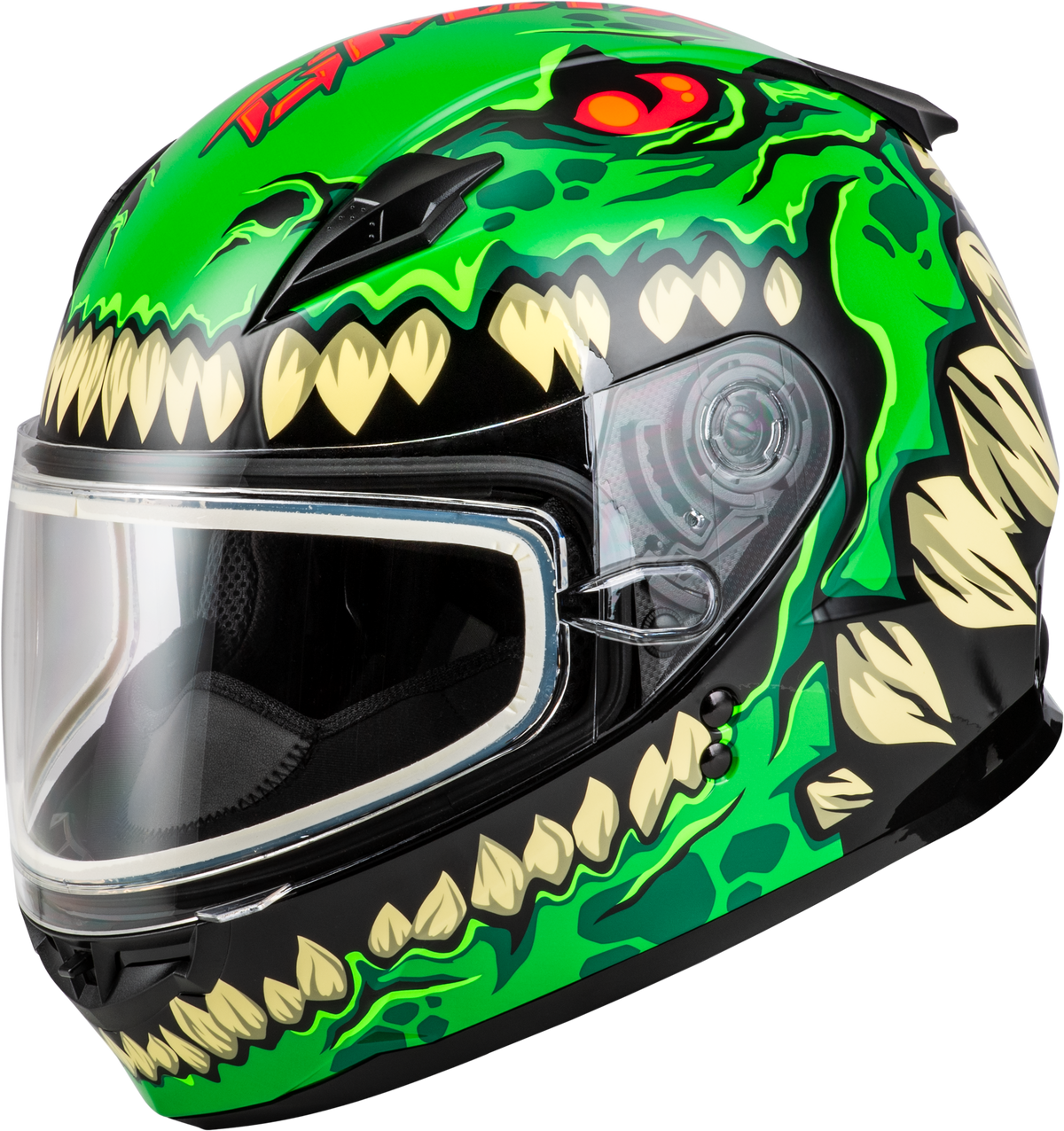 GMAX Youth GM-49Y Drax Snow Helmet Green