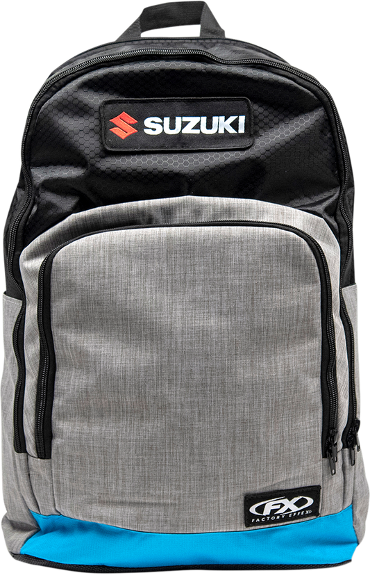 Facotry Effex Suzuki Standard Backpack - Black/Gray/Blue