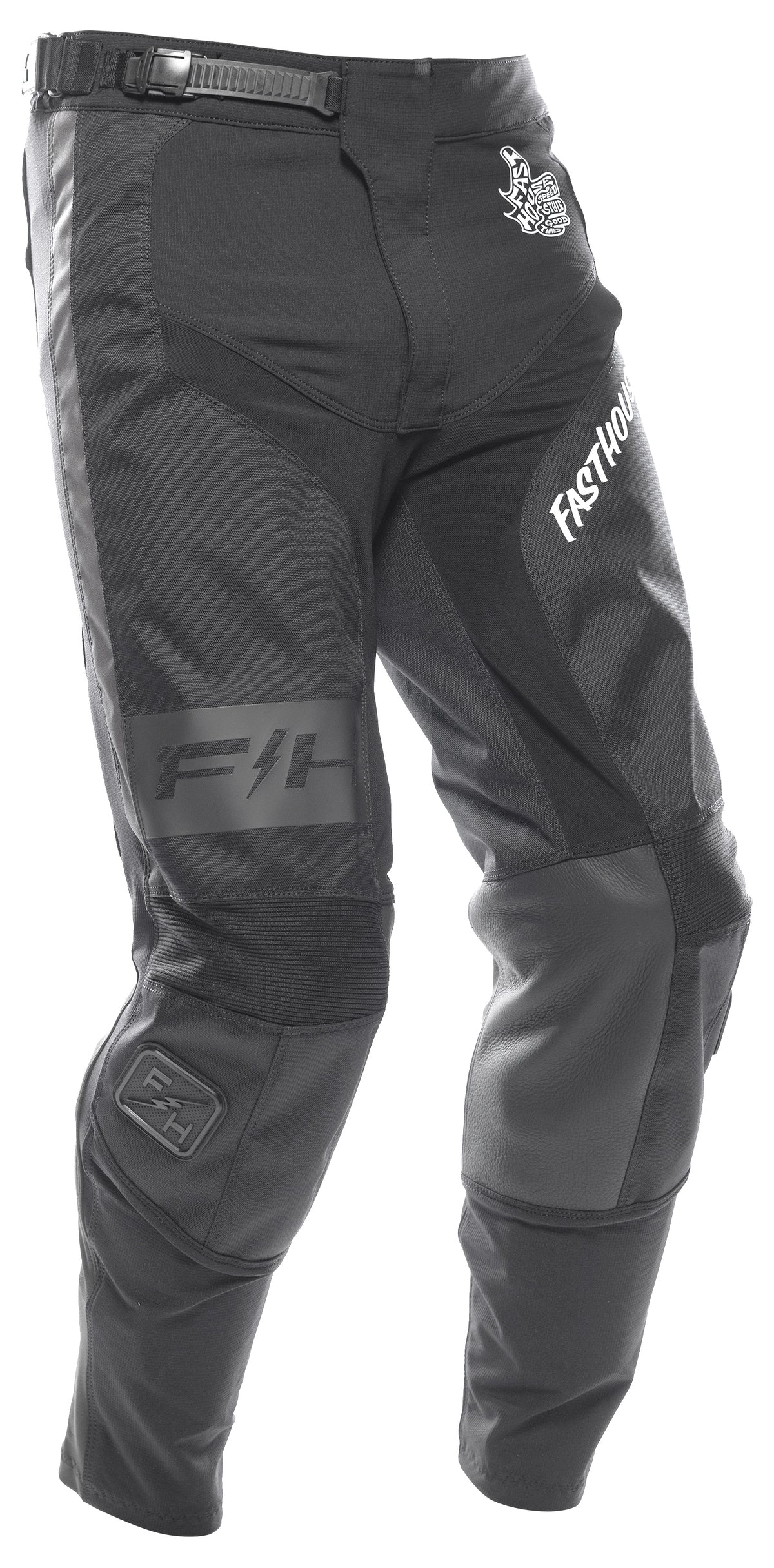Fasthouse Racing Off Road Grindhouse Club MX Gear Set - Black/Gray