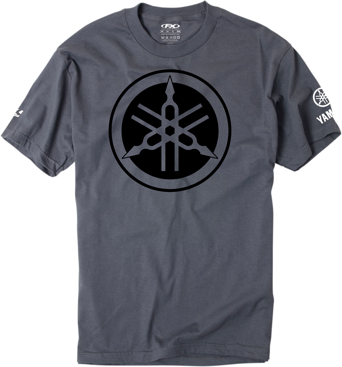 Facotry Effex Yamaha Tuning Fork T-Shirt - Charcoal Gray