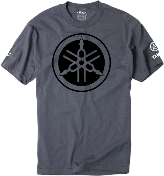 Facotry Effex Yamaha Tuning Fork T-Shirt - Charcoal Gray