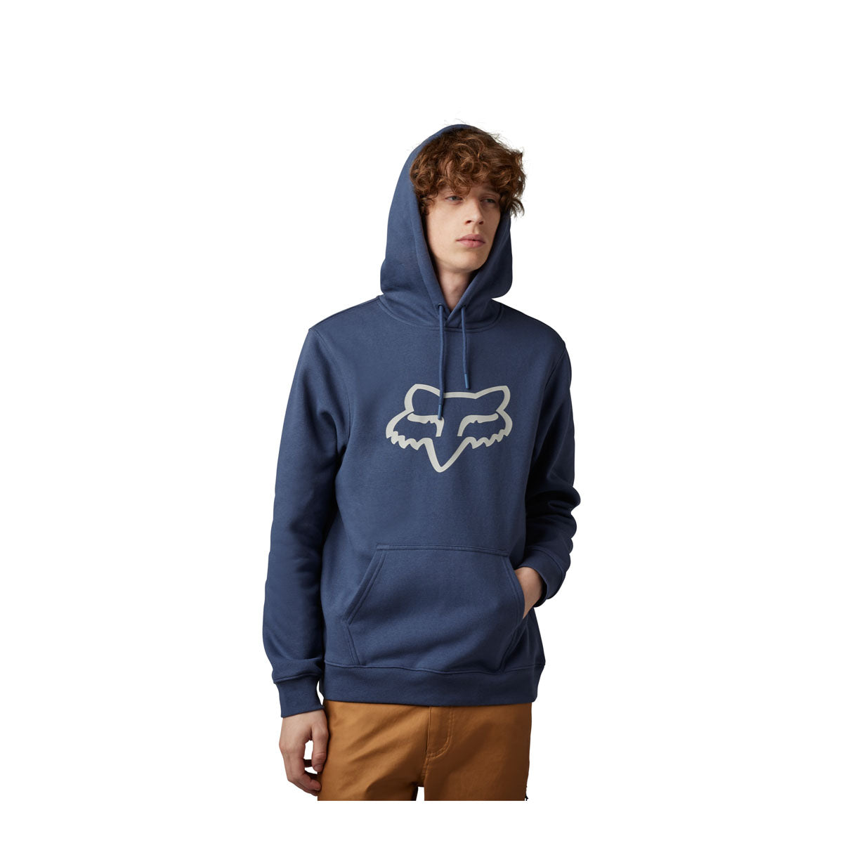 Fox Racing Legacy Foxhead Pullover Fleece Hoodie - Deep Cobalt
