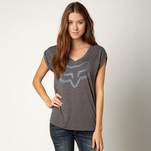 Fox Racing Extent V-Neck Tee - Black