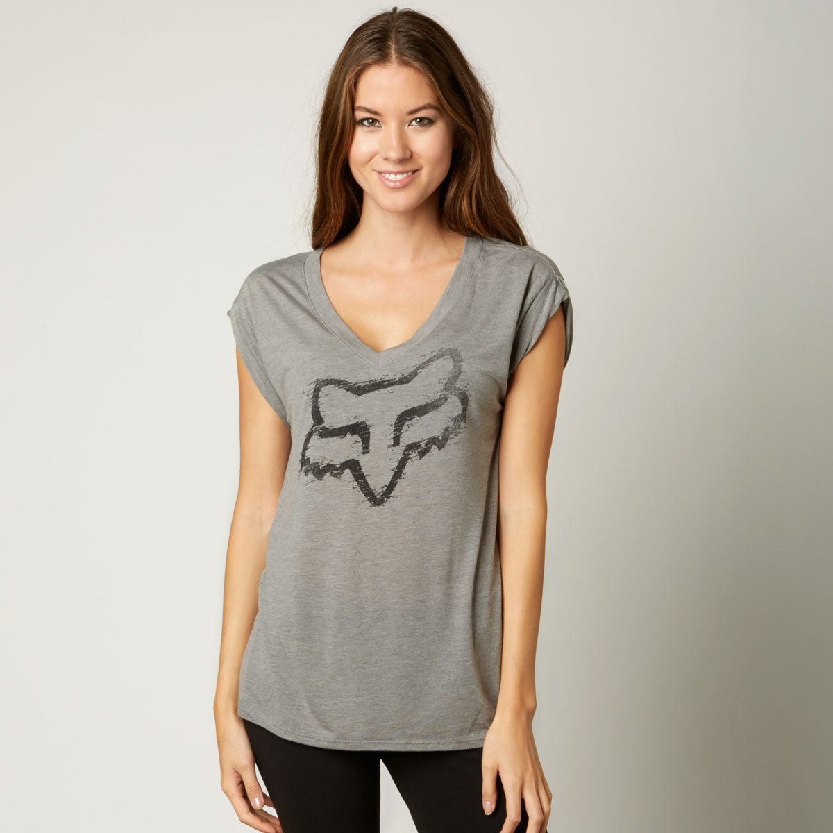 Fox Racing Extent V-Neck Tee - Military
