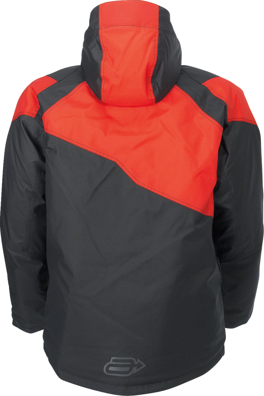 Arctiva Pivot 5 Hooded Jacket - Black/Red