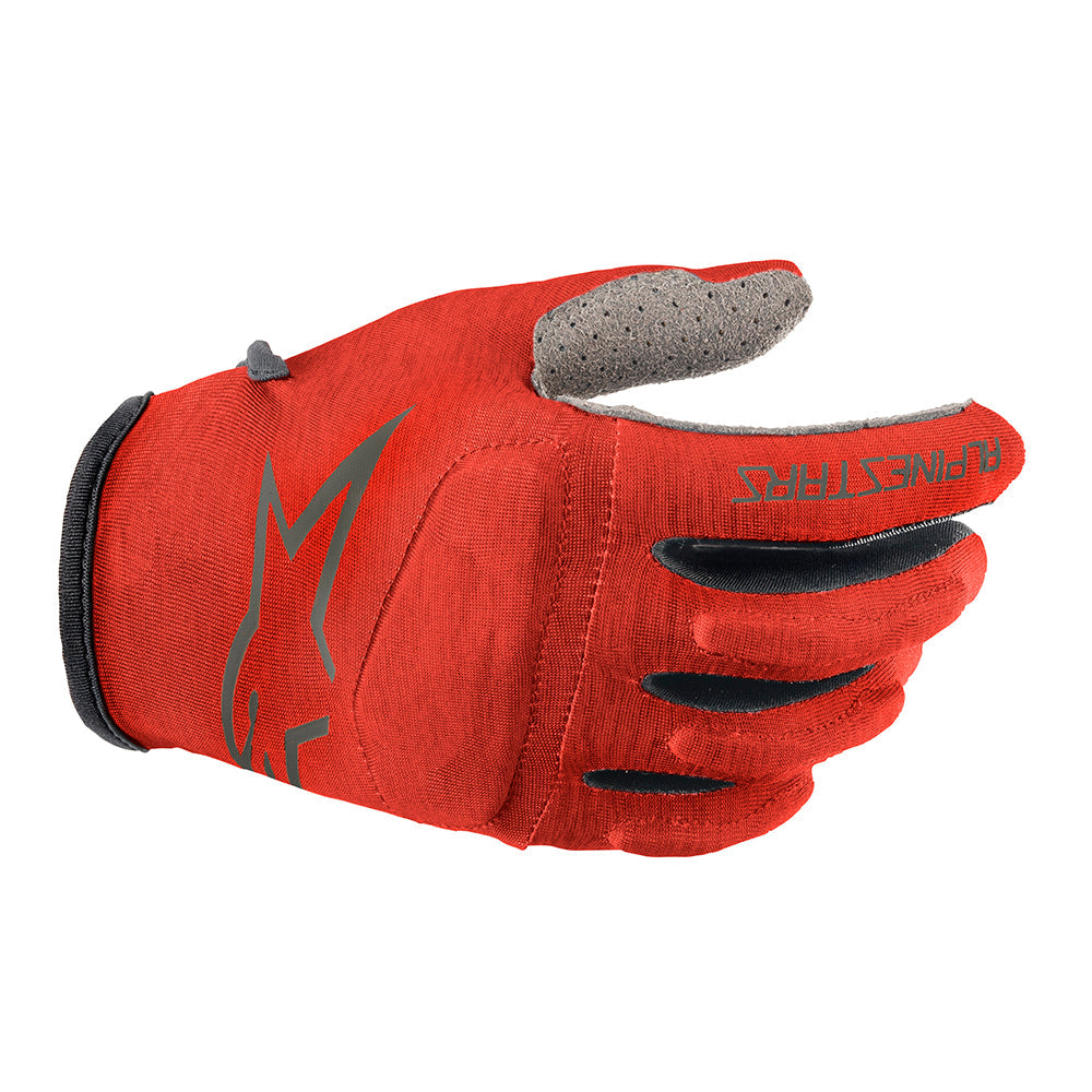 Alpinestars Youth Racer Gloves - Bright Red/Black