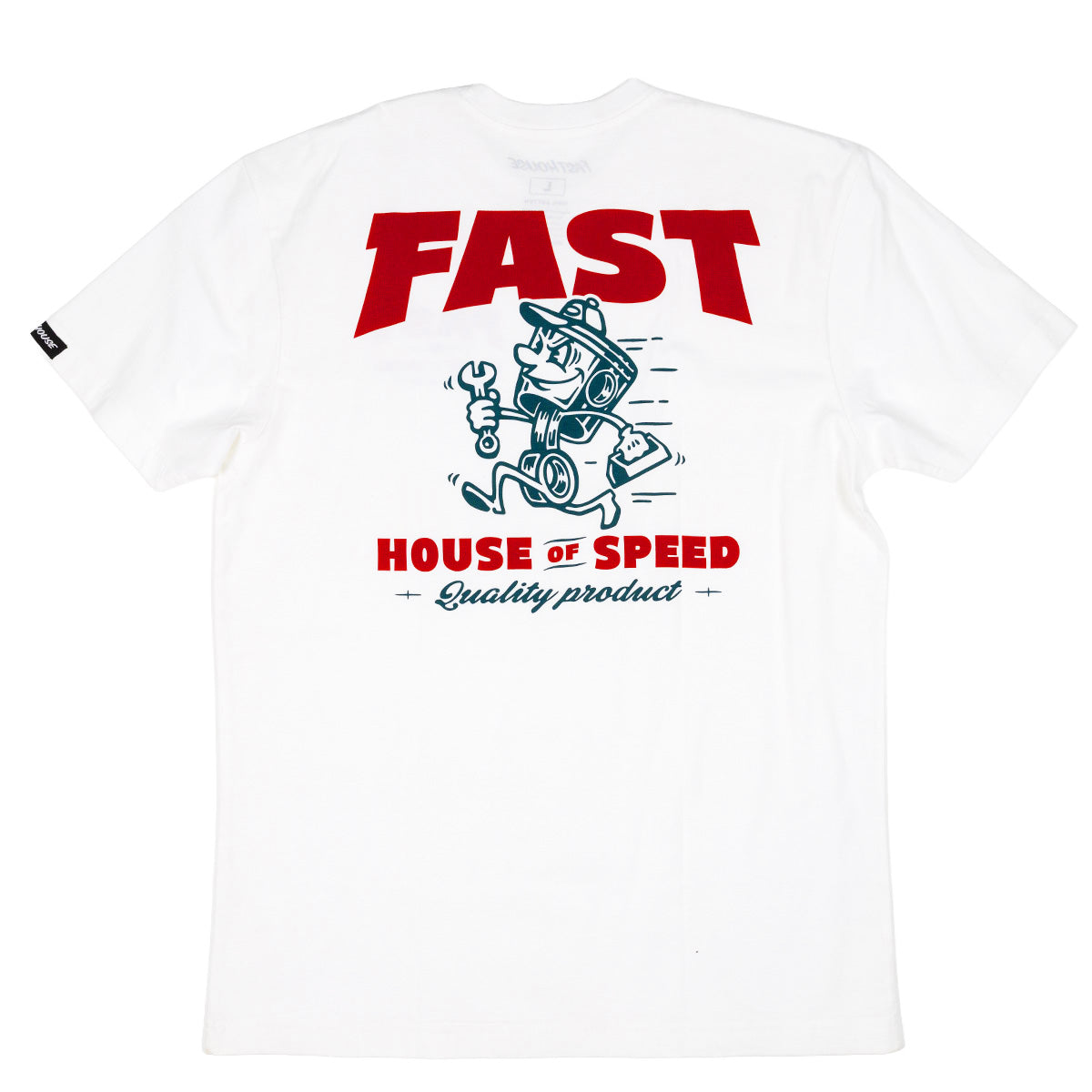Fasthouse Youth  Runner Tee - White