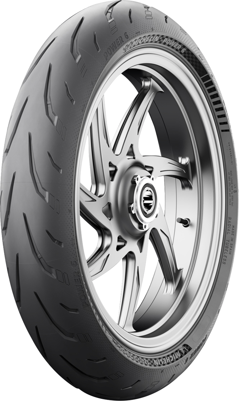 Michelin Power 6 Front Tire - 120/70ZR17 - (58W)