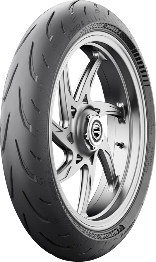 Michelin Power 6 Front Tire - 120/70ZR17 - (58W)