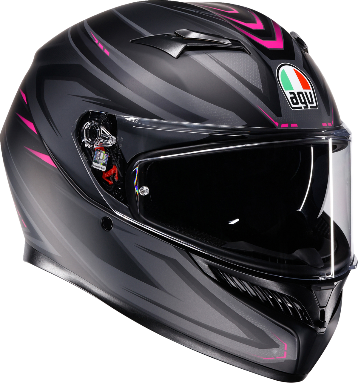 AGV K3 Helmet - Syth - Matte Black/Pink