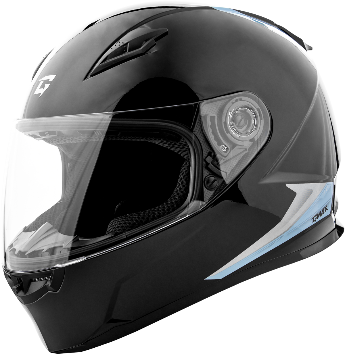 GMAX FF-49 Syth Helmet Black/Silver/Blue