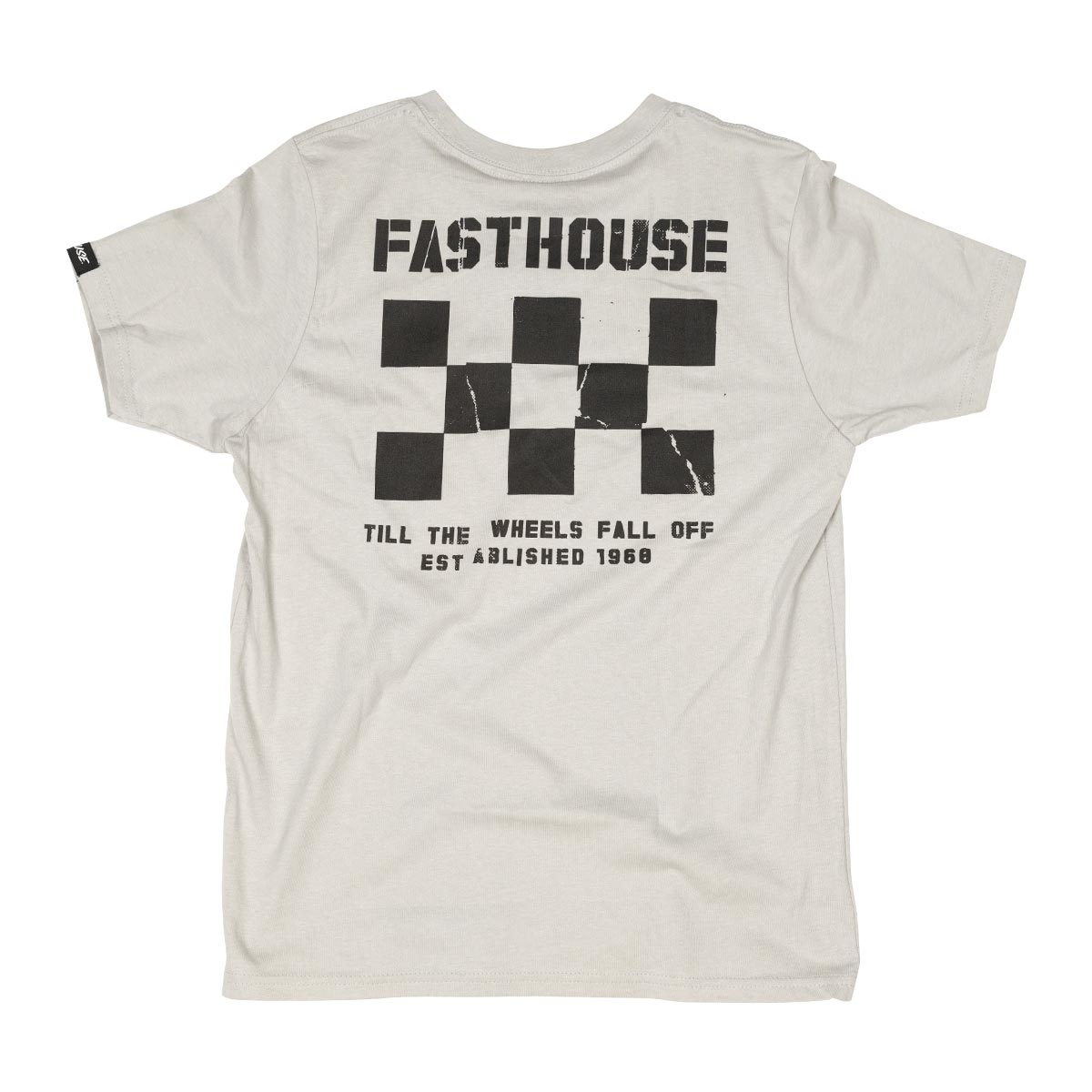 Fasthouse Youth  Torn Tee - Light Gray