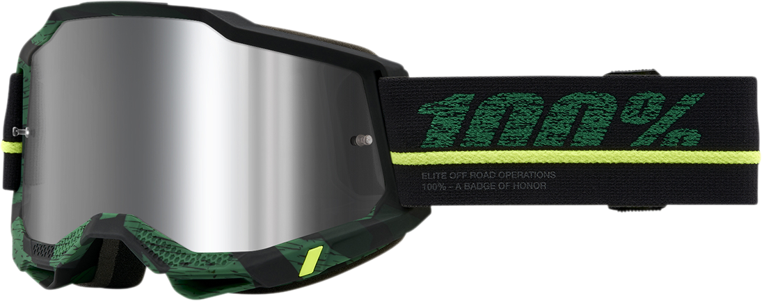 100% Accuri 2 Goggles Overlord / Silver Lens