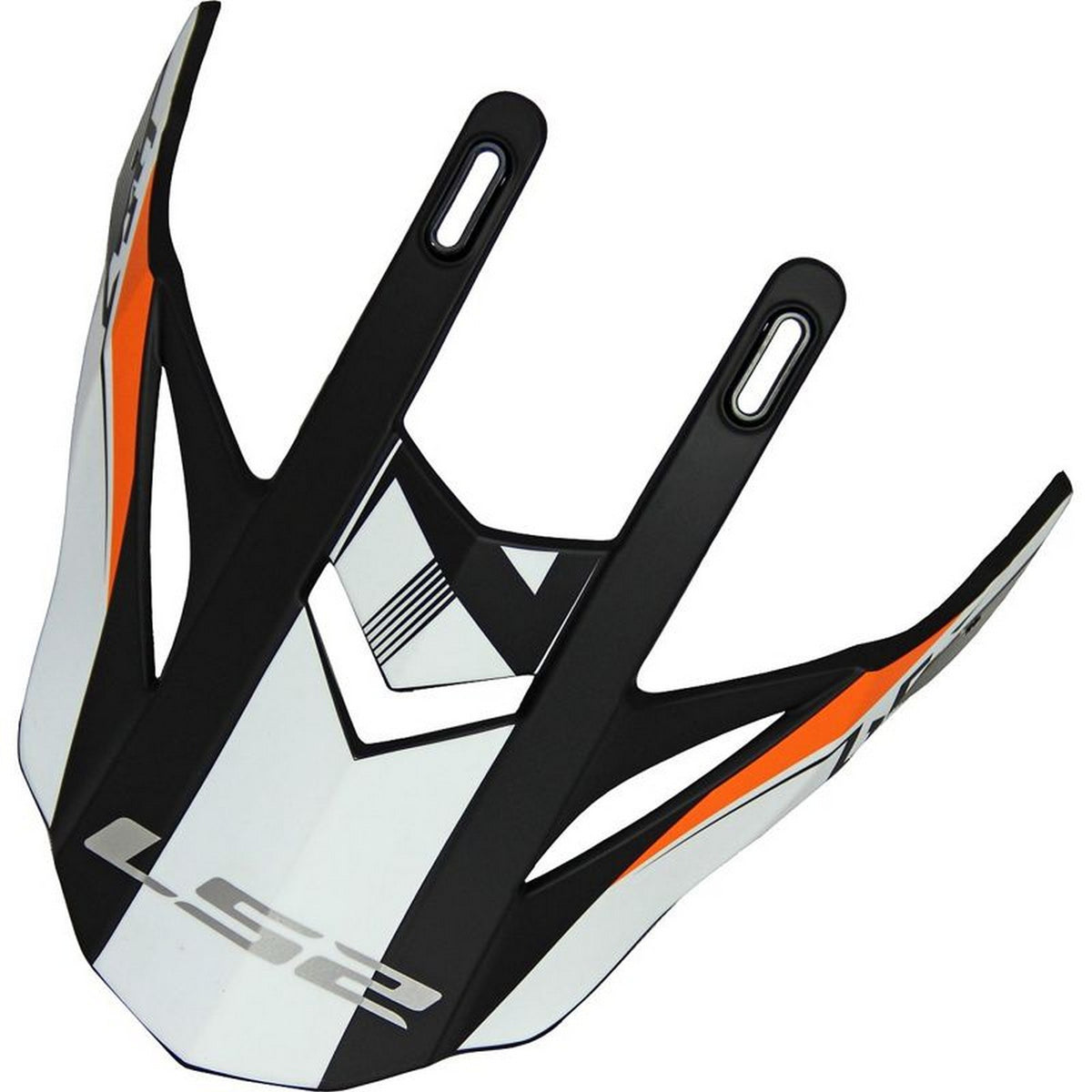 LS2 Fast/Fast Mini Helmet Replacement Visor Peak - Race Orange