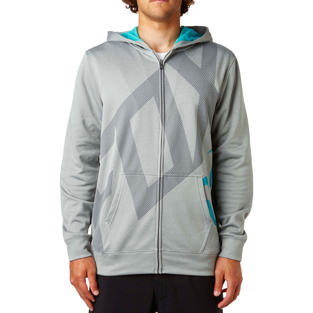 Fox Racing Hydratix Closed Circuit Zip Hoodie - Heather Grey