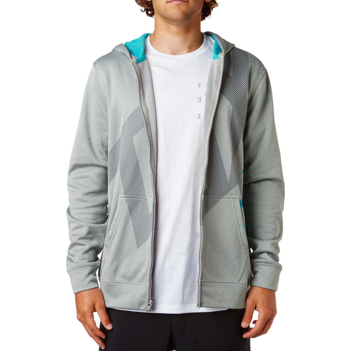 Fox Racing Hydratix Closed Circuit Zip Hoodie - Heather Grey