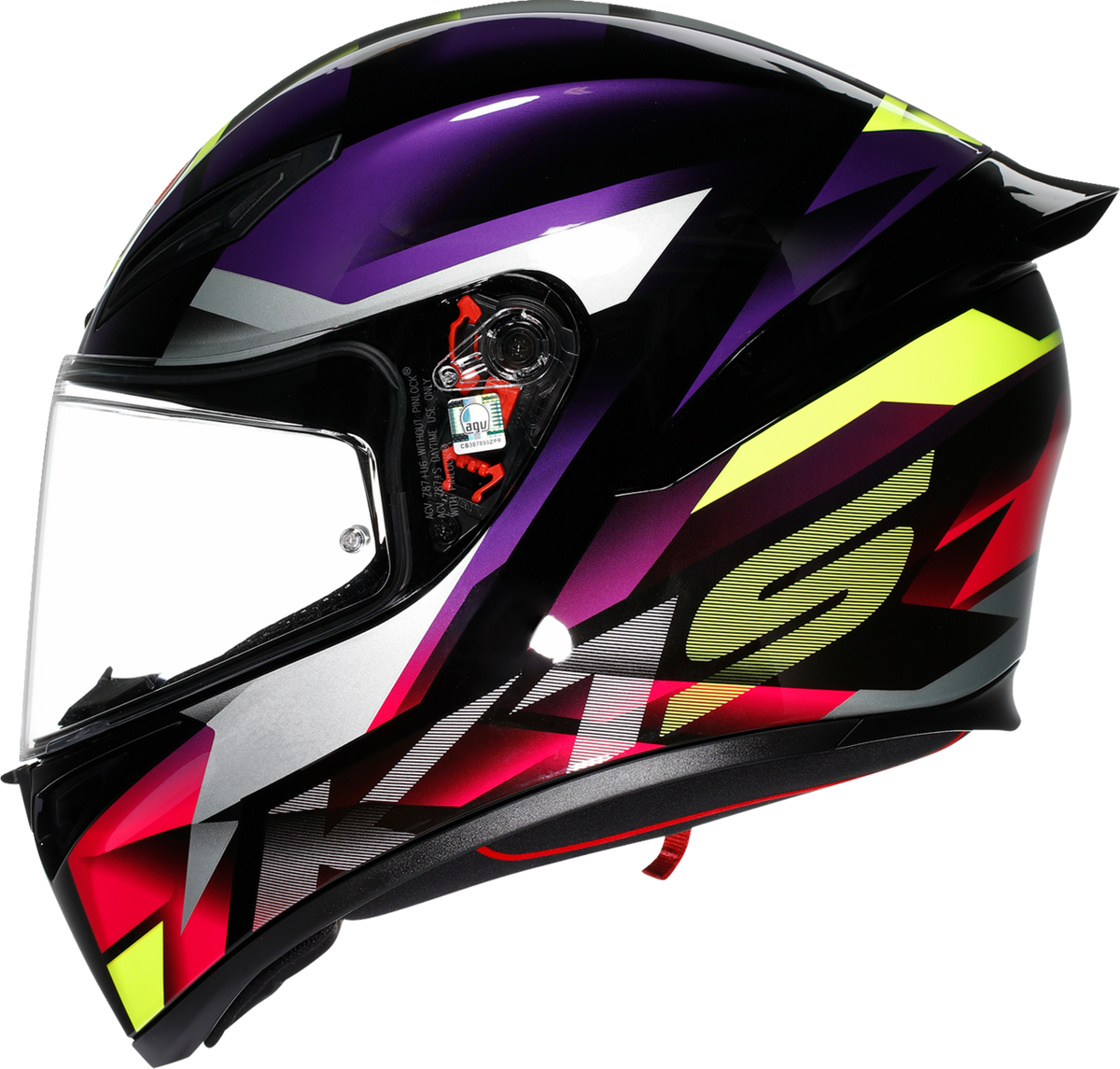 AGV K1 S Helmet Fastlap - Black/Purple/Pink
