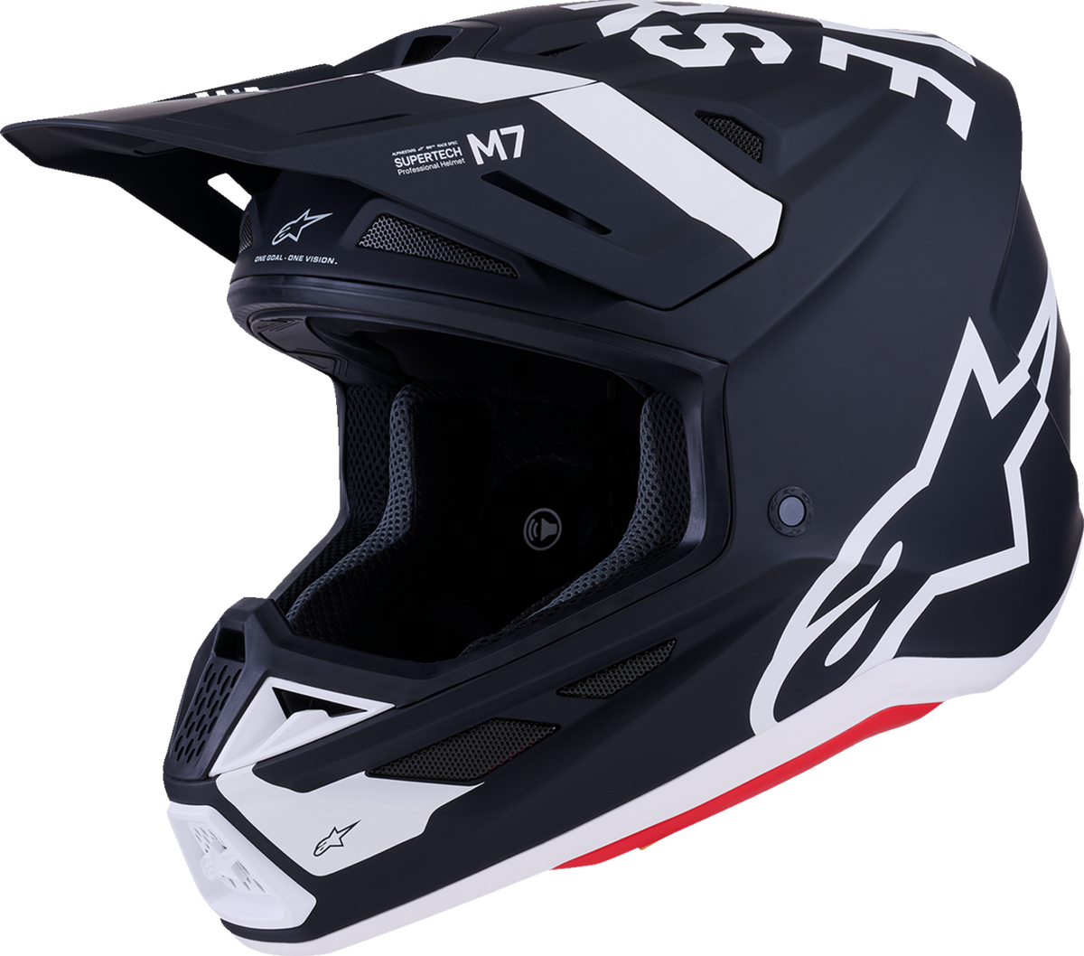 Alpinestars SM7 Dasher Helmet - Matte Black/White