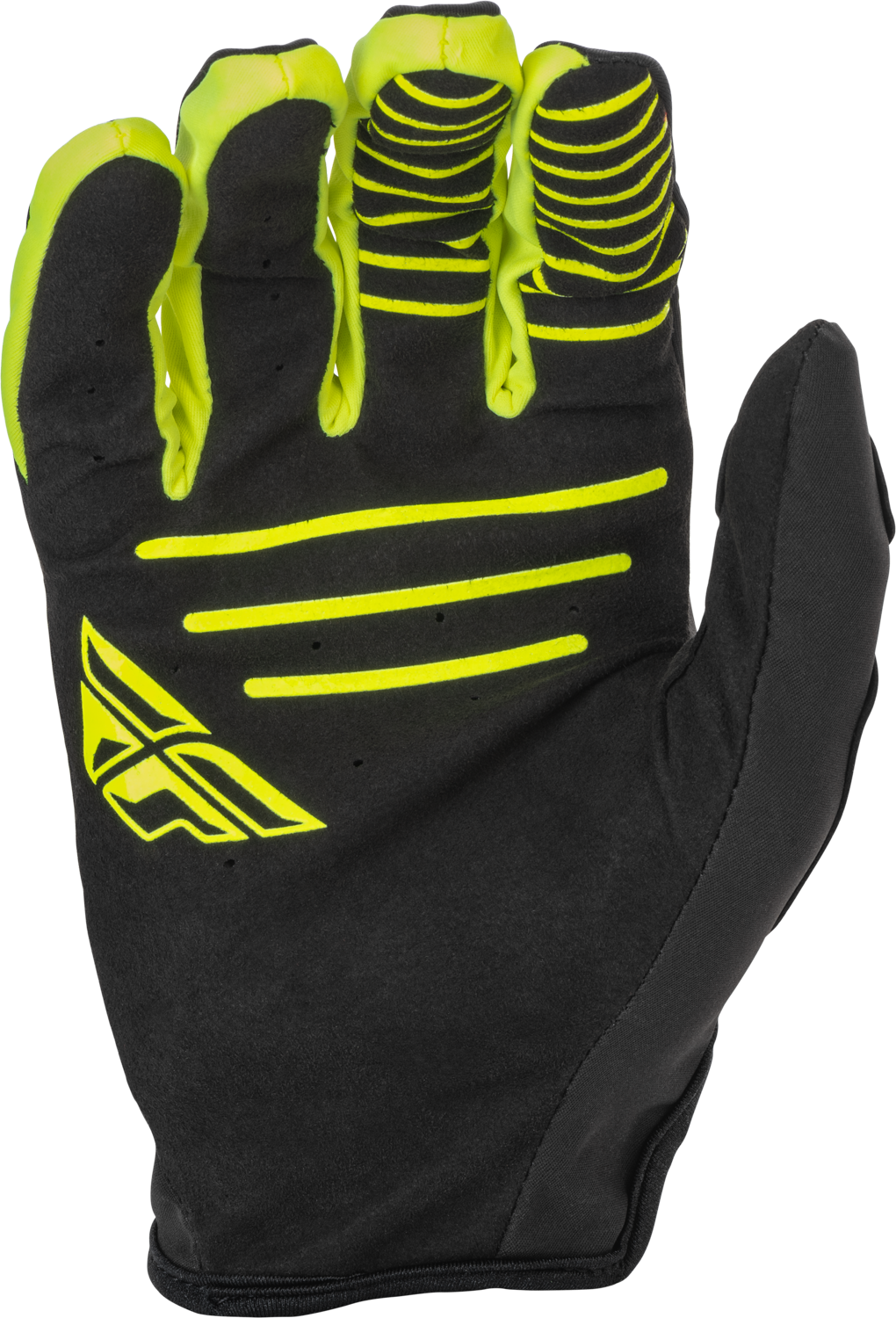Fly Racing Youth Windproof Lite Gloves - Black/Grey/Hi-Vis Yellow
