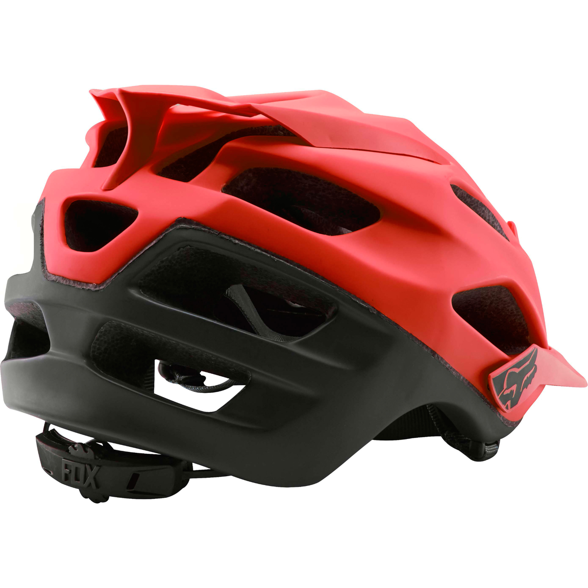 Fox Racing Flux Creo Helmet CLOSEOUT - Red/Black